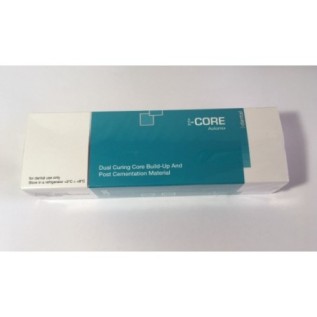 Dual curing core build-up and post cementation material I-CORE - syr 9 g (+acessories)