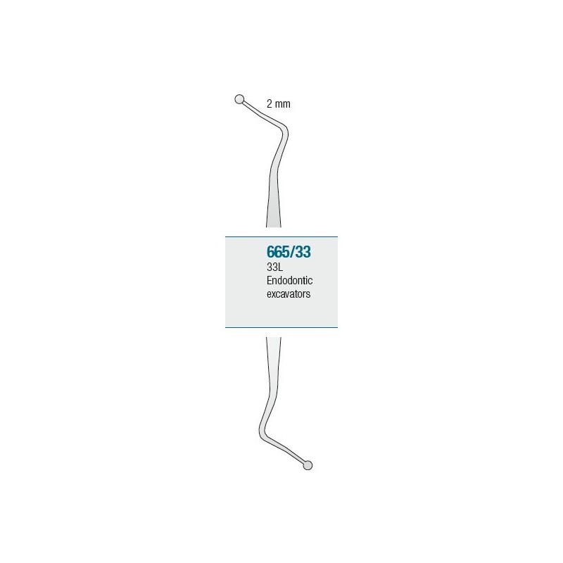 Endodontic excavator - dentine remover 33L