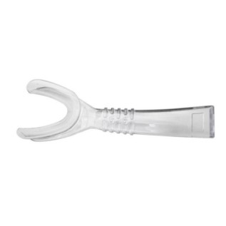 Lip retractor for orthodontic pivtures - with handle