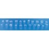 Transparent plastic interior or posterior crowns 64 pcs.