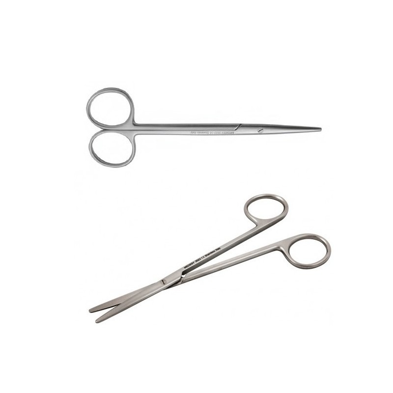 Surgical sciissors, straight "Metzenbaum" - 145 mm