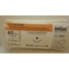 Surgical needle 3/8 (16mm / reverse cutting) with suture "Polyester" 4/0 (75cm)