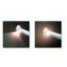 Air turbine "LED" light, push button, quick coupler (Torque head)