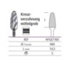 Tungsten carbide cutter black*1, (ø 6 mm) - HFGE7160