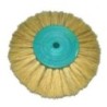 Polishing brush - white hair, plastic core (Chetprom)