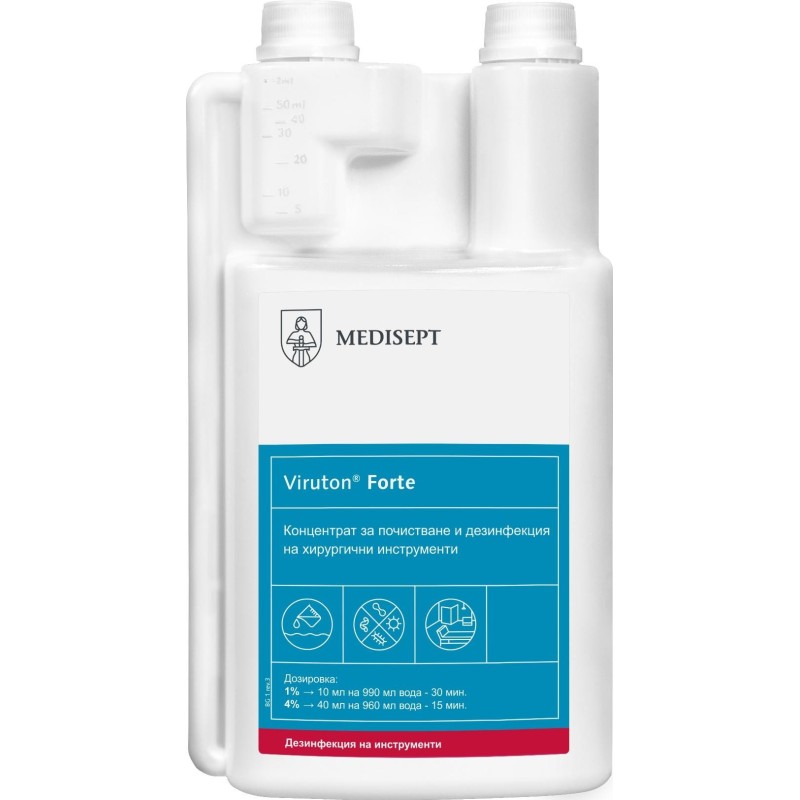 Disinfectant for medical instruments "VIRUTON FORTE", concentrate  - 1 l