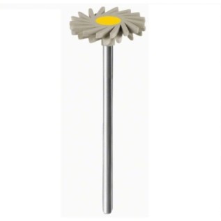 Double lamella polishing felt twist for ceramics and porcelain.