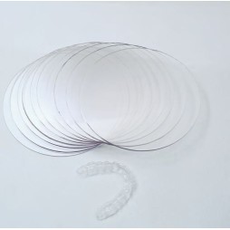 Biocompatible thermoforming plates (round ø 125 mm) - 1 pc.