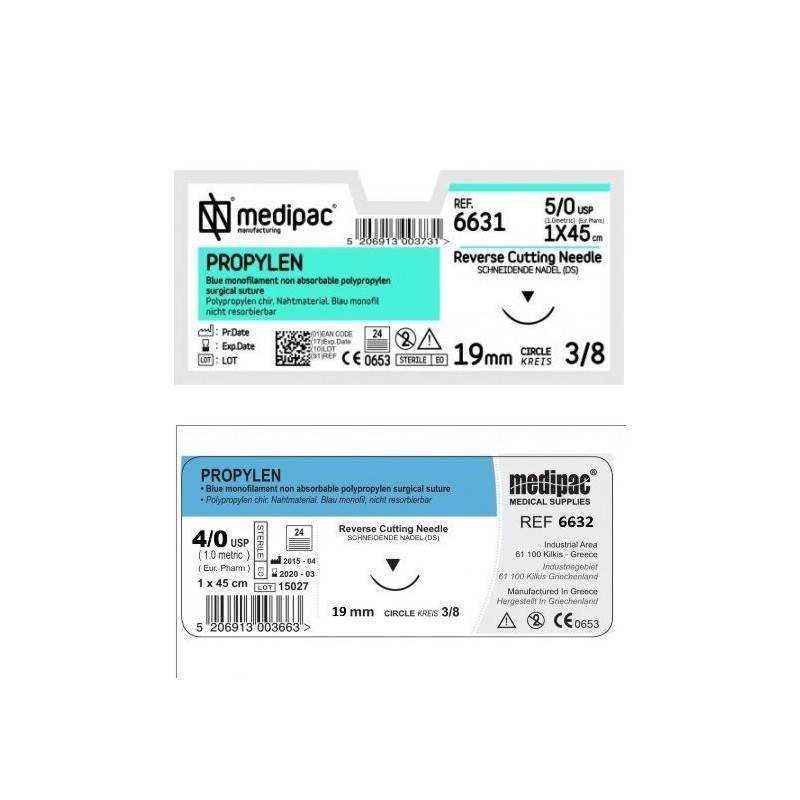 Surgical needle 3/8 (19 mm