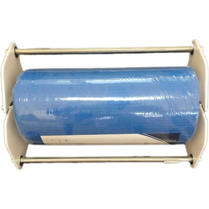 Dispenser for tissue bibs on roll (metal and plastic)