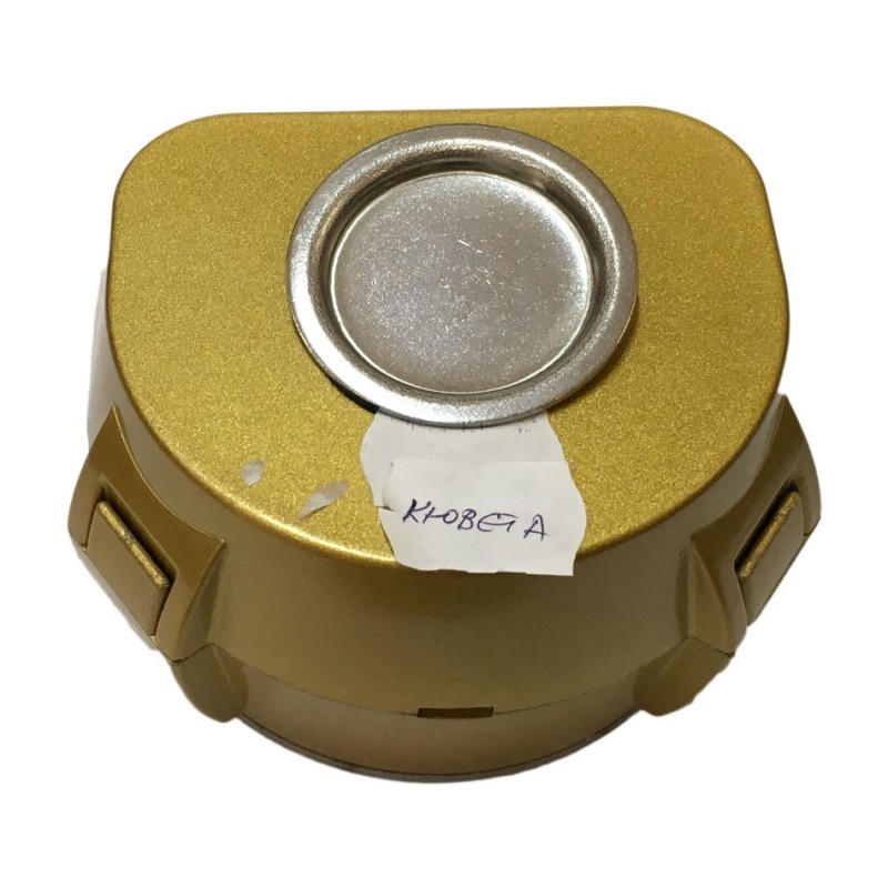 Brass dental lab flask with groove