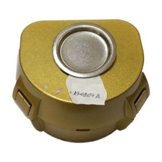 Brass dental lab flask with groove