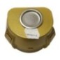 Brass dental lab flask with groove