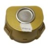 Brass dental lab flask with groove