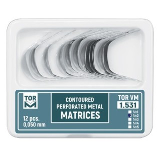 Metal perforated matrices Ivory