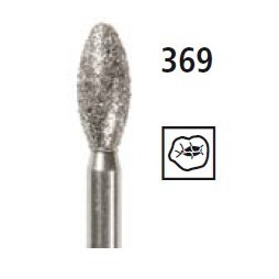 Diamond bur - big flame 369, turbine FG