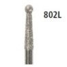 Diamond bur - ball with long addition 802L, turbine FG