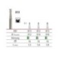 Diamond bur - DIABOLO 813, turbine FG