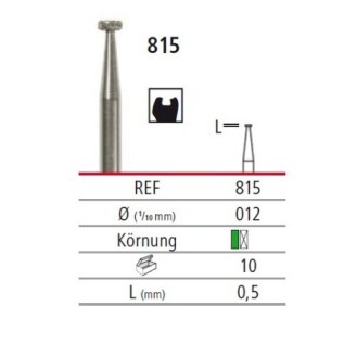 Diamond bur - disk 815, turbine FG