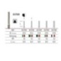Diamond bur - long cylinder round edge 837KR, turbine FG