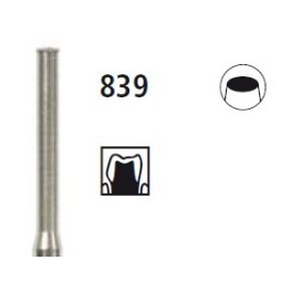 Diamond bur - cylinder active end 839, turbine FG