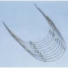 Spring hard archwire with hooks 019х025", lower