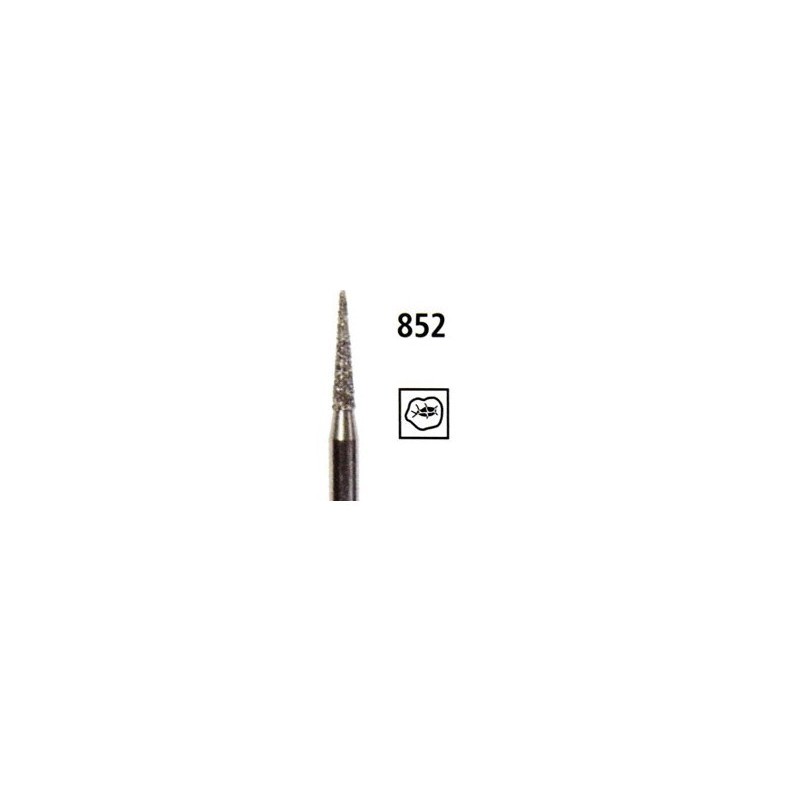 Diamond bur - cone 852, turbine FG
