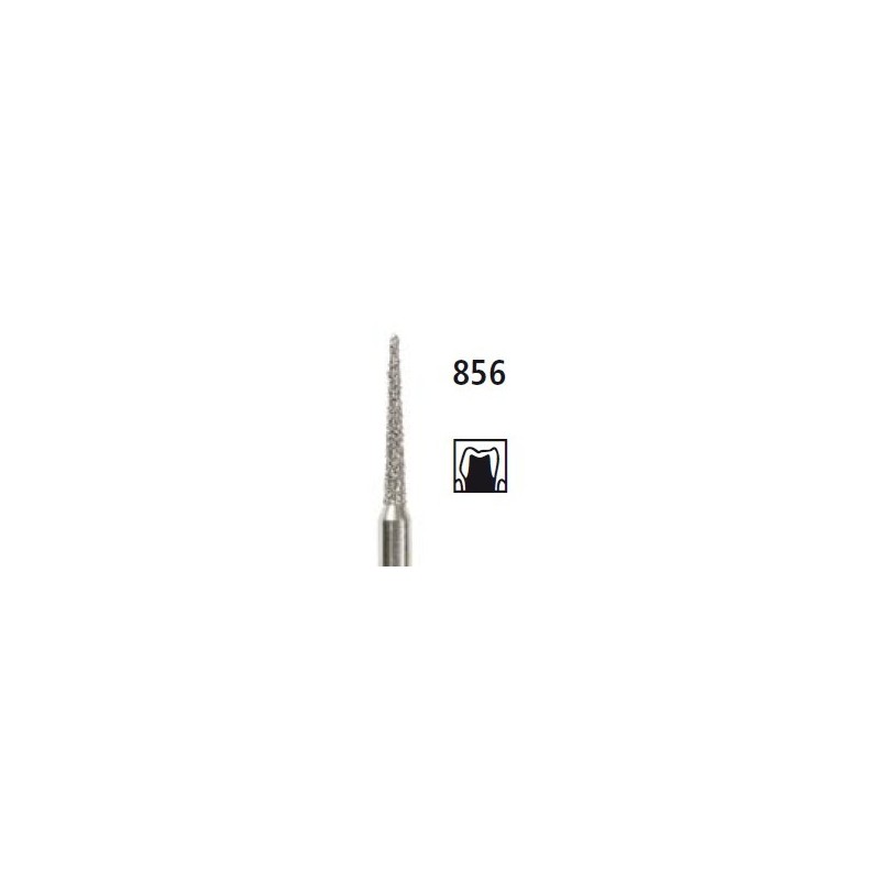 Diamond bur - round end cone 856, turbine FG