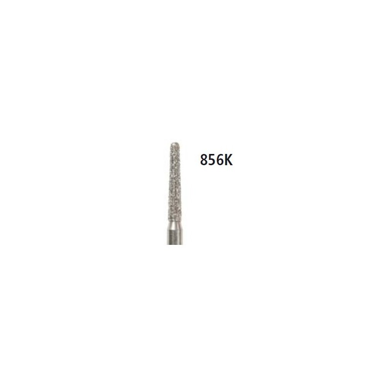 Diamond bur - cone round end 856K, turbine FG