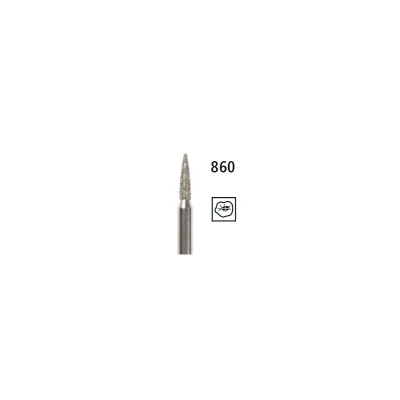 Diamond bur - flame 860, turbine FG