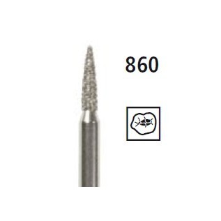 Diamond bur - flame 860, turbine FG