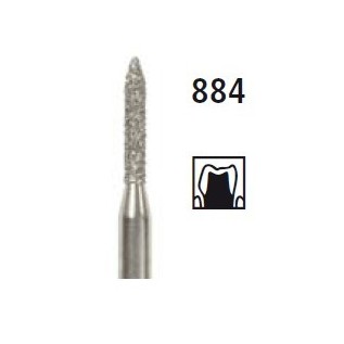 Diamond bur - torpedo 884, turbine FG
