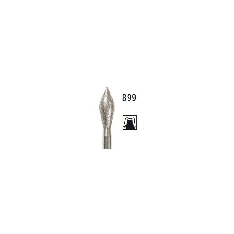 Diamond bur - big flame 899, turbine FG
