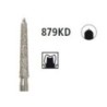 Diamond bur - cone with guide pin 879KD, turbinbe FG