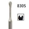 Diamond bur for micropreparation - inverted pear 830S, turbine FG