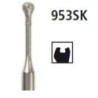 Diamond bur for micropreparation - pear 953SK, turbine FG