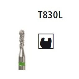 Диамантен борер - круша серия TURBO T830L, турбинен