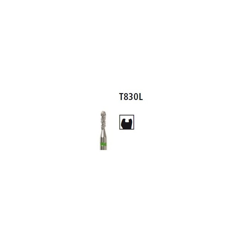 Diamond bur - pear Turbo T830L, turbine FG