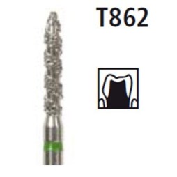 Diamond bur - flame TURBO T862, turbine FG
