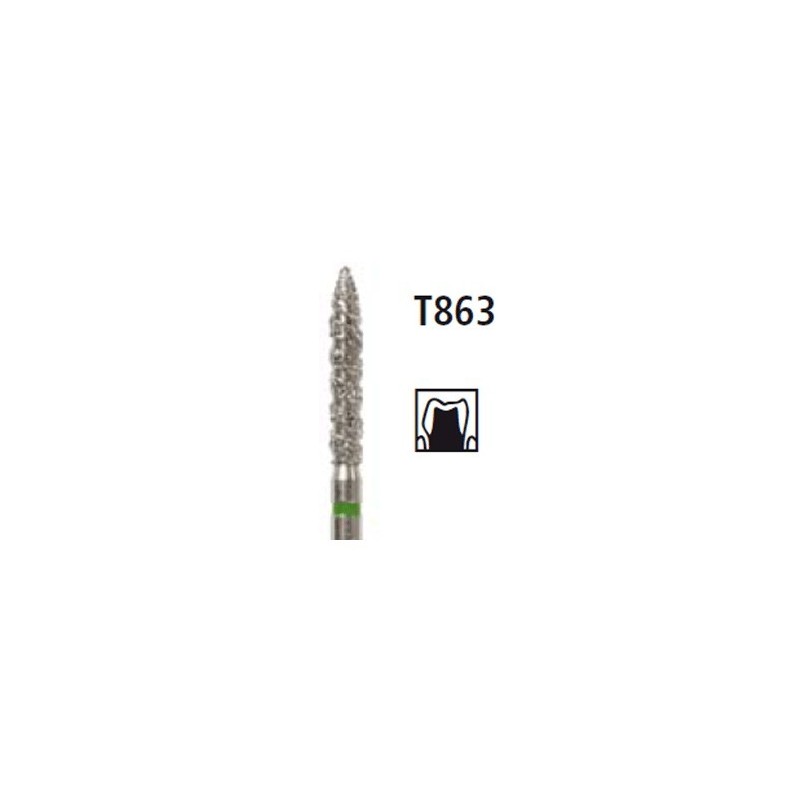 Диамантен борер - пламък TURBO T863, турбинен