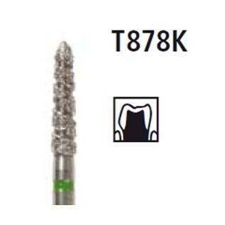 Diamond bur - torpedo TURBO T878K, turbine FG
