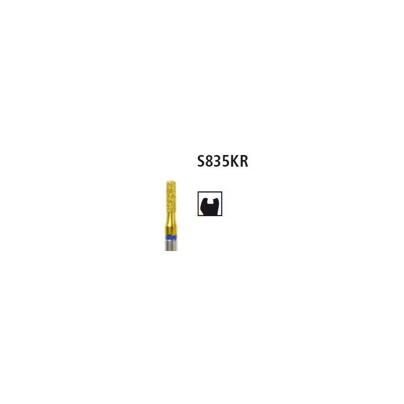 Diamond bur short cylinder - SUPRA S835 KR, turbine FG Diamond bur short cylinder - SUPRA S835 KR, turbine FG