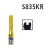 Diamond bur short cylinder - SUPRA S835 KR, turbine FG