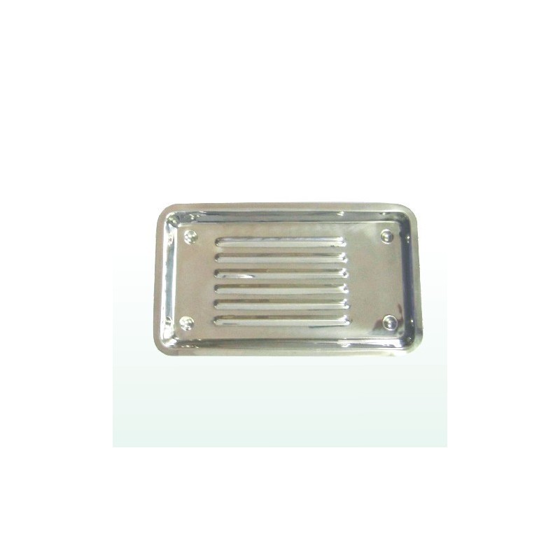 Metal ribbed plate (China) - (220 x 120)mm