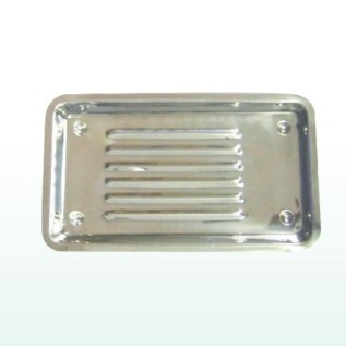Metal ribbed plate (China) - (220 x 120)mm