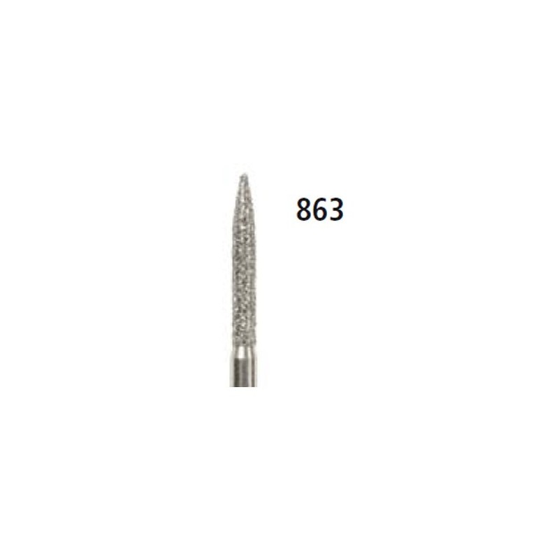 Диамантен борер - пламък 863, прав наконечник