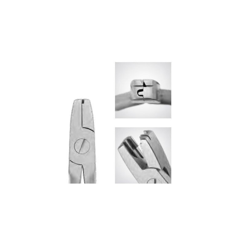 Plier for stop loops and Adams clasps - max 0,7 mm (wire)