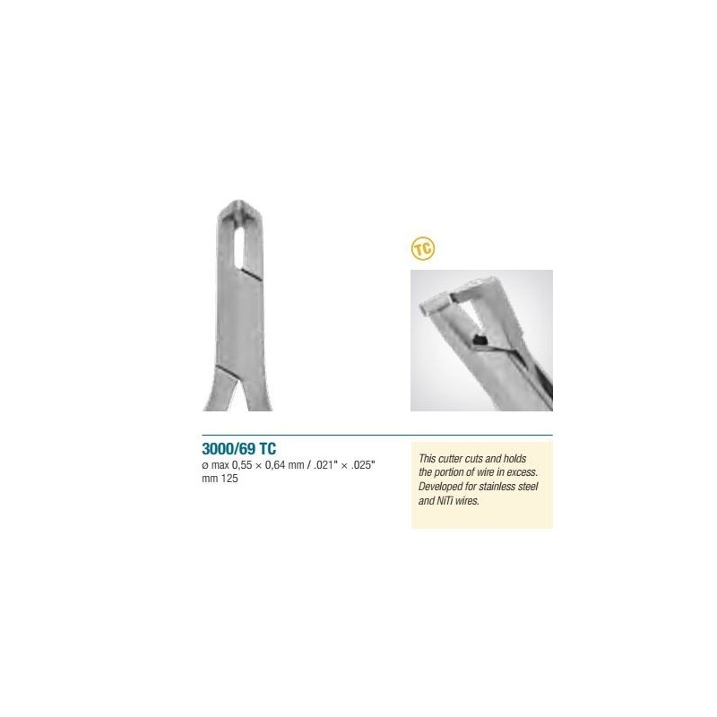 Reinforced TC distal end cutter - wire 21 x 25 inches Reinforced TC distal end cutter - wire 21 x 25 inches