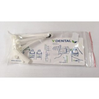 Spray connectors for handpieces lubrication, plastic - kit 6 pcs.
