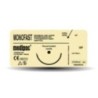 Surgical needle 1/2 (12 mm, round bodied) with synthetic absorbable suture "Monofast" 6/0 75 cm (polyglycolic acid)
